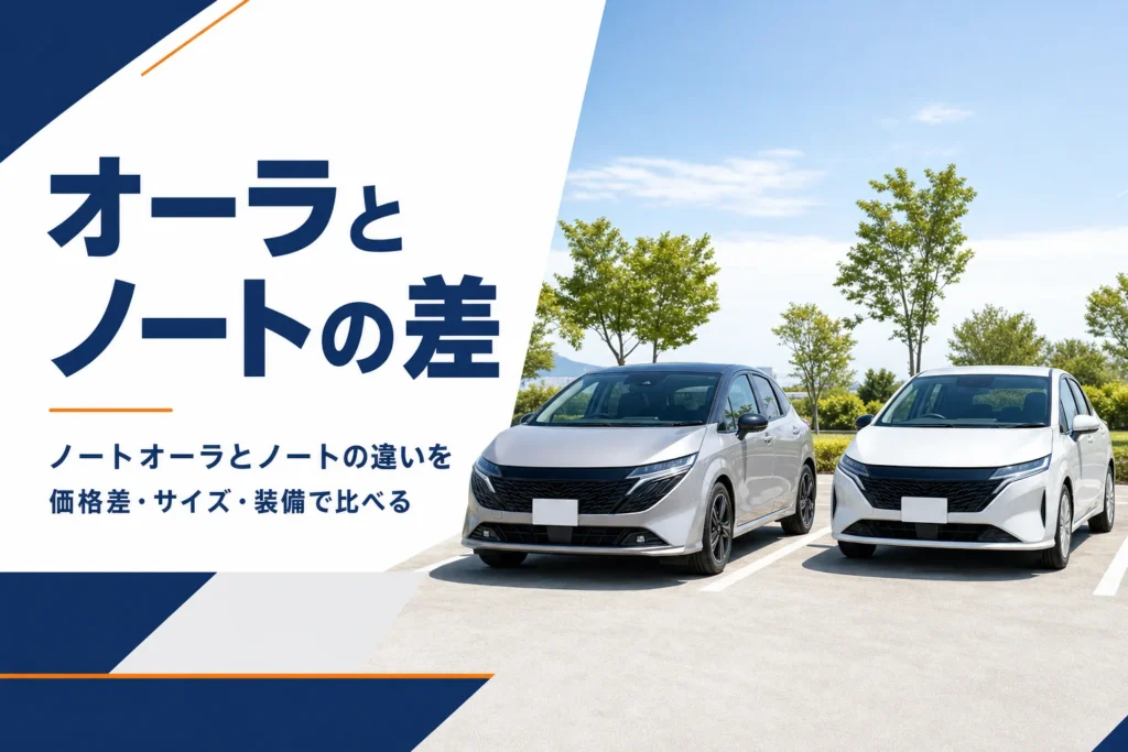 ノートオーラとノートの違いを比べる記事のアイキャッチ
